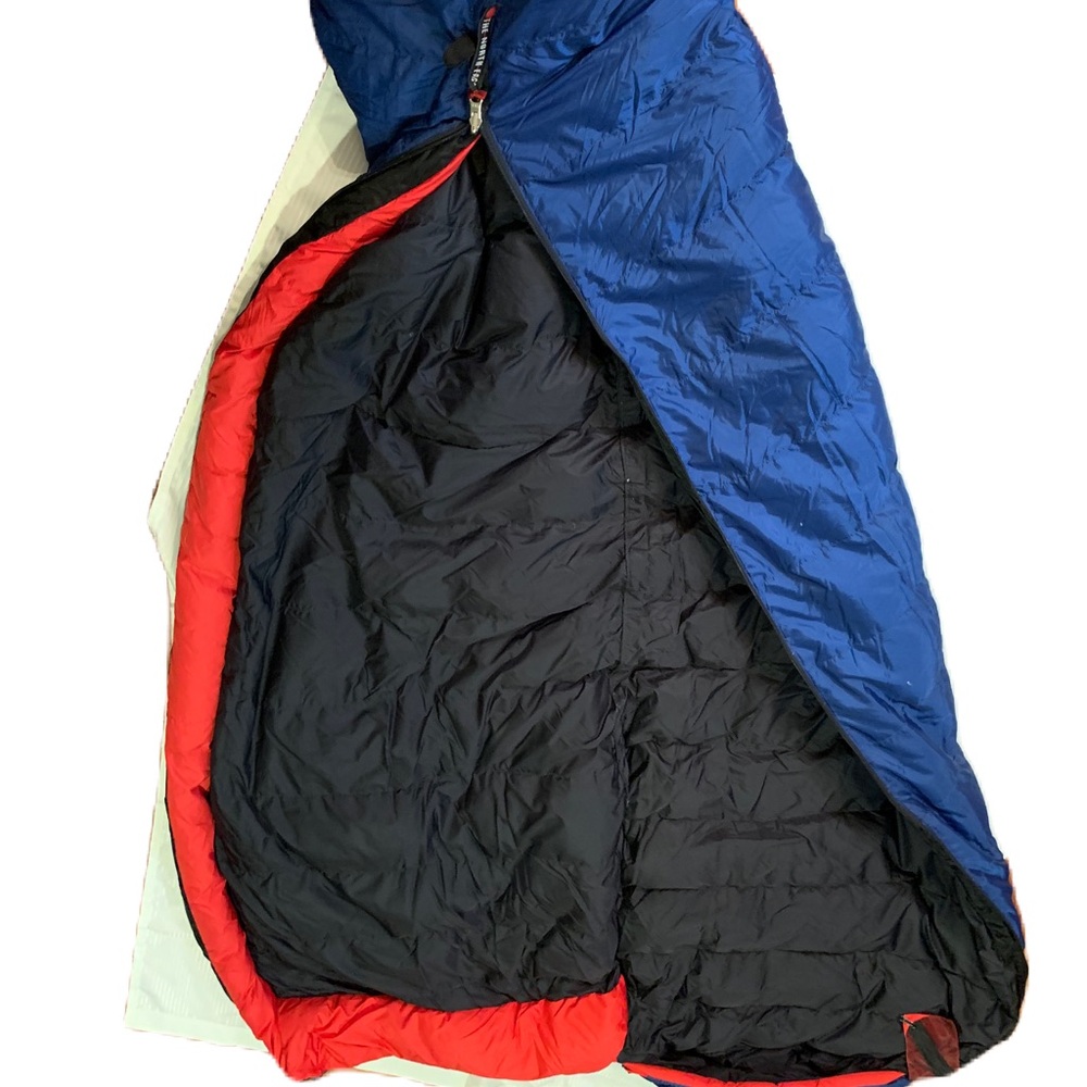 North Face Blue Kazoo 600 Sleeping Bag.EUC Large RN 61661. Royal Blue-Red. - Picture 6 of 14